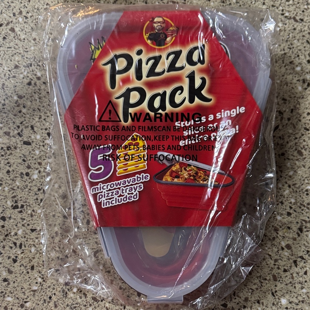 Pizza Pack Microwaveable Tray Set - Red - Picture 2 of 3